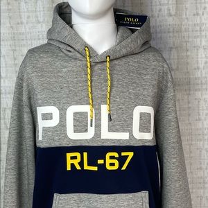 🐎New Medium Polo Ralph Lauren Spellout Hoodie